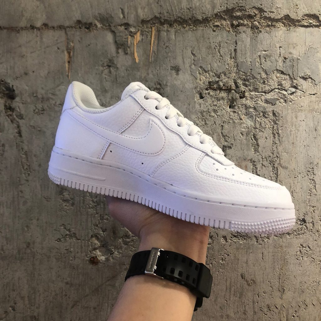 air force 1 swoosh pack white