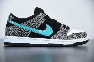 nike dunk low prm sb elephant grey clear jade