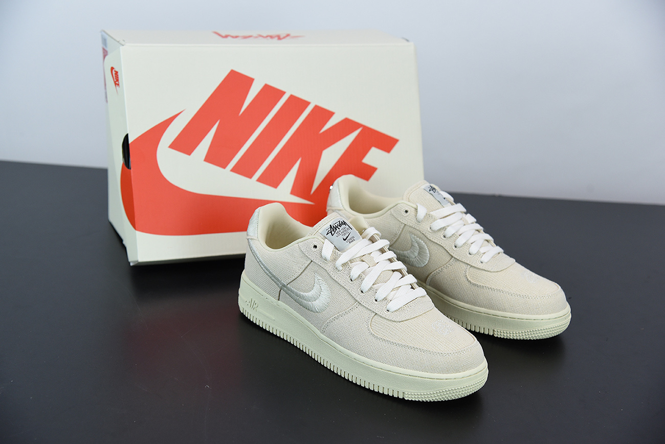 Stussy Nike Air Force 1 Fossil CZ9084-200 Release