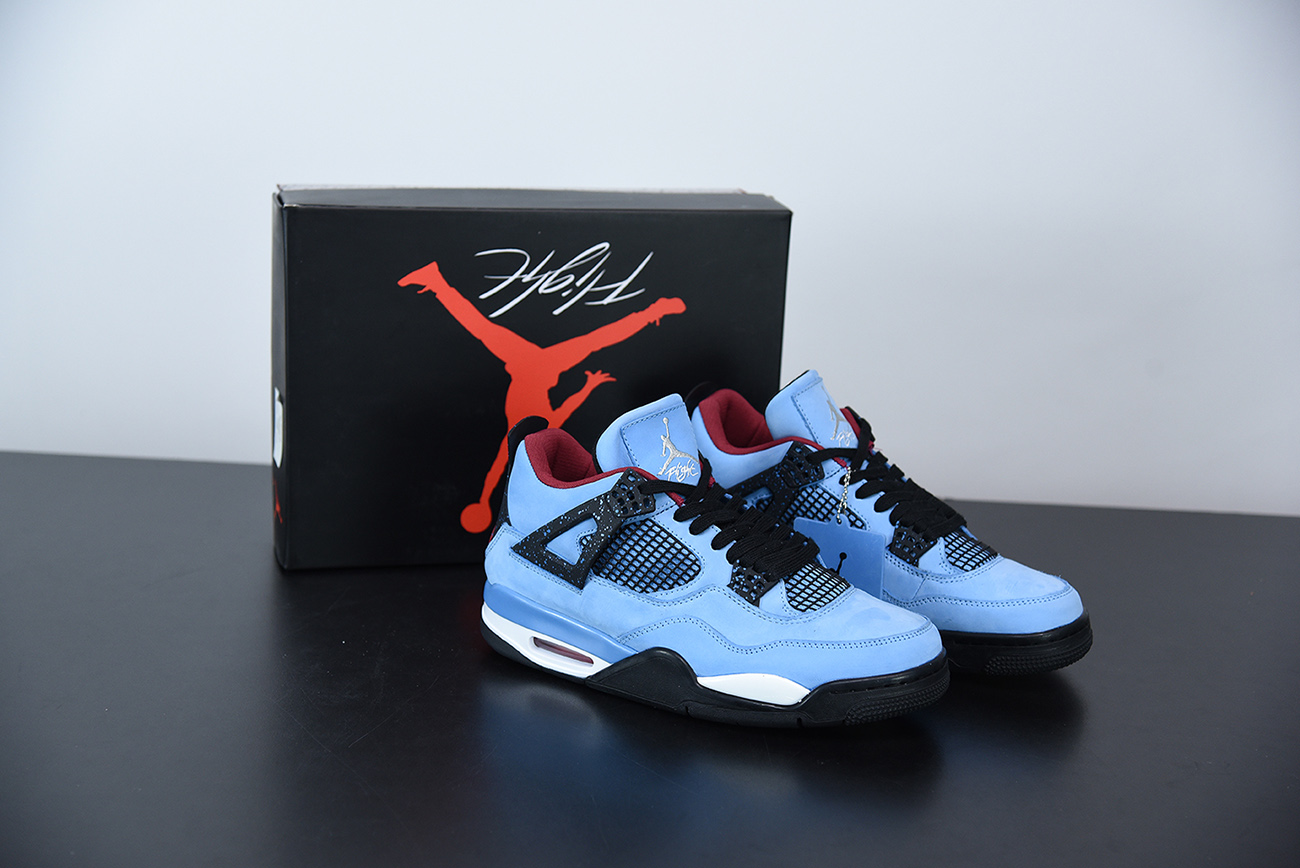 jordan 4s blue and red
