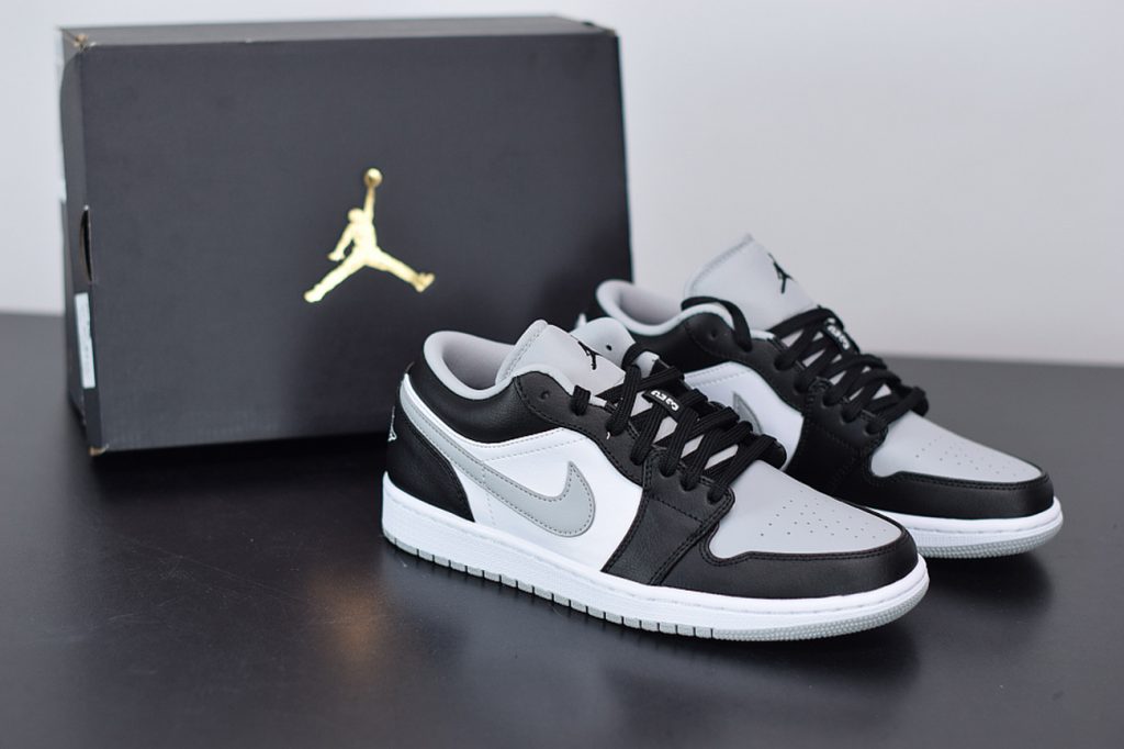 air jordan 1 low light smoke grey white black