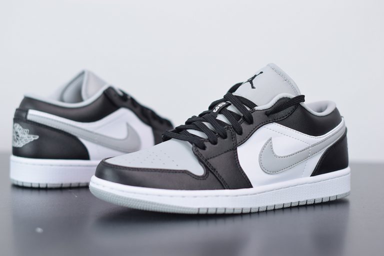 air jordan 1 low light smoke grey white black