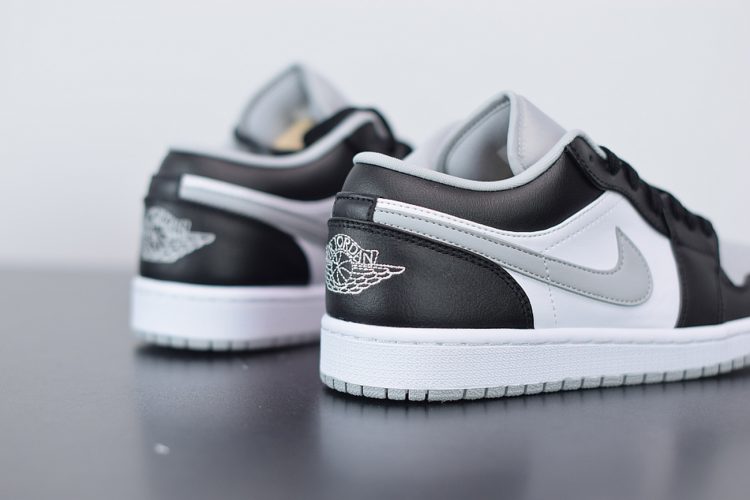 air jordan 1 low light smoke grey white black