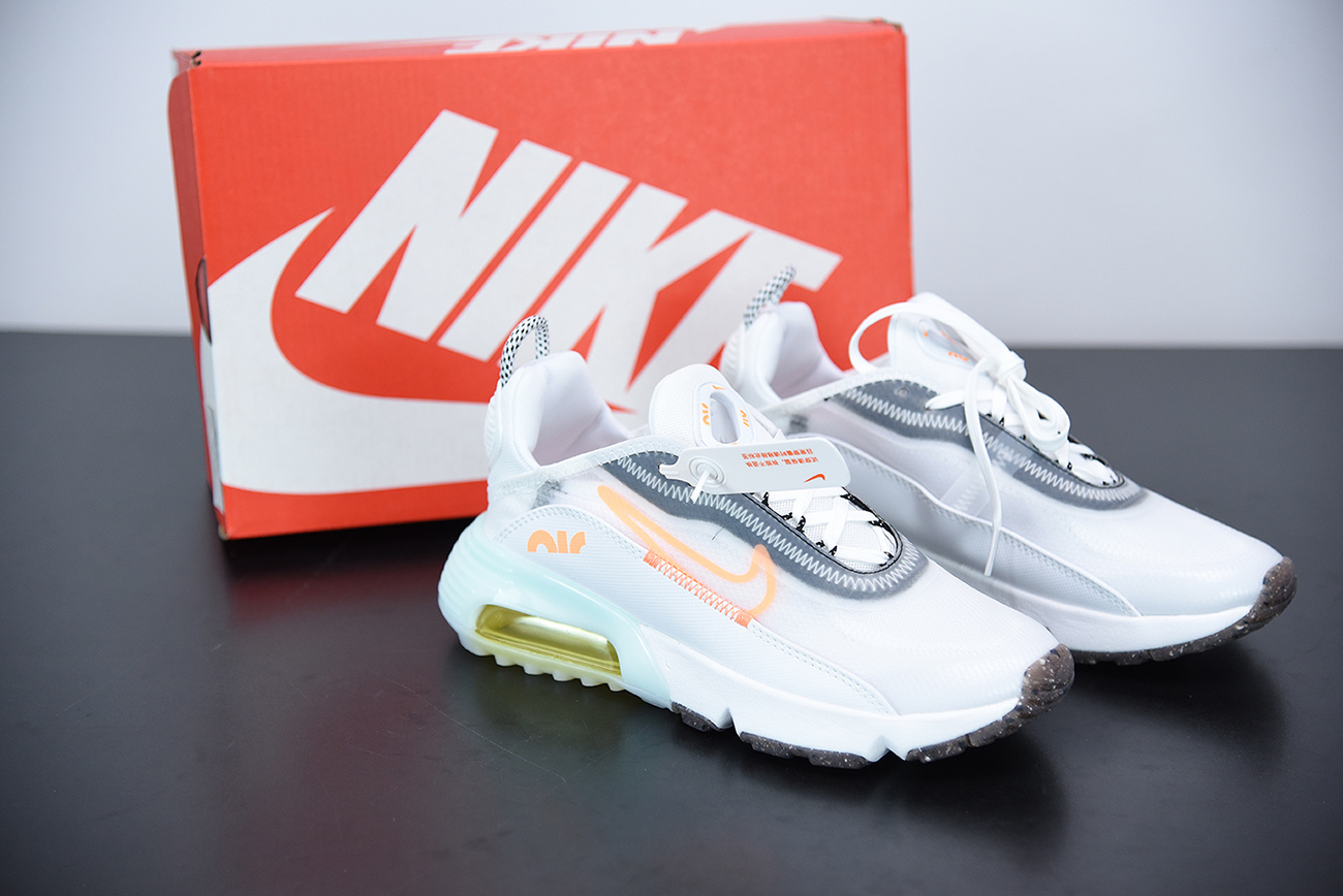 Alrededores Esperar Autorización Nike Air Max 2090 White/Total Orange - nike free long distance running shoe  to color code - Laser Orange – Tra-incShops