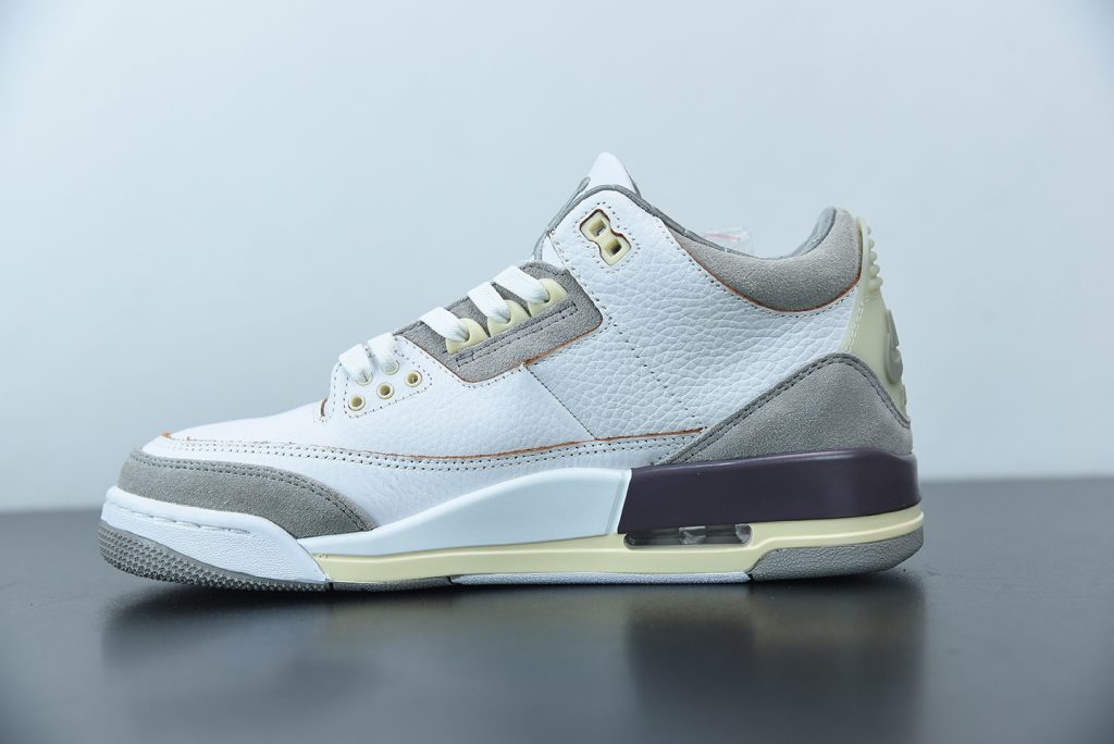 A Ma Maniere x Air Jordan 3 White/Medium Grey-Violet Ore-White DH3434 ...