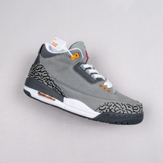 Air Jordan 3 Cool Grey Silver Light Graphite Orange Peel Sport Red Ct8532 012 Fit Sporting Goods