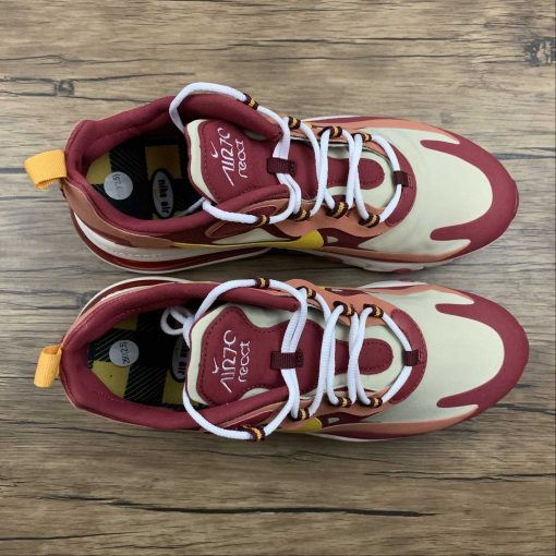 Nike Air Max 270 React Wine Red and Gold AO4971 601 6 510x510