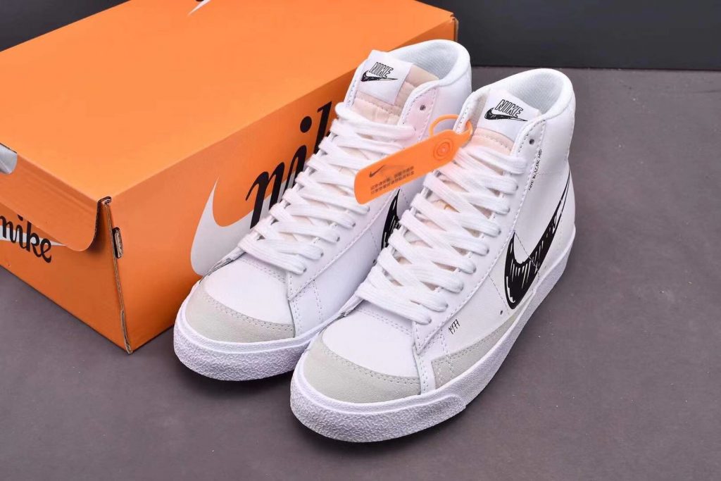 nike blazer mid 77 sketch white