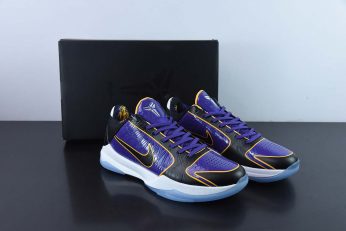 Nike Kobe 5 Protro 5x Champ Lakers Court Purple Black University Gold 9 346x231