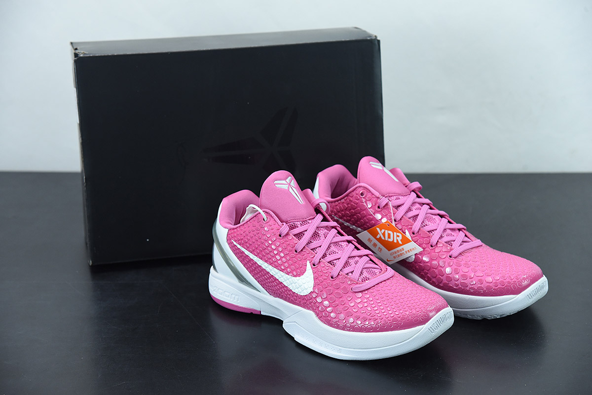 White CW2190 - 600 For Sale Tra-incShops - Nike Kobe 6 Protro Pink” Pinkfire/Metallic Silver - Womens Nike React Vision With Pastel Neons