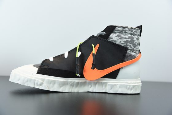 READYMADE x Nike Blazer Mid Black Grey Volt Total Orange 2 1 560x374