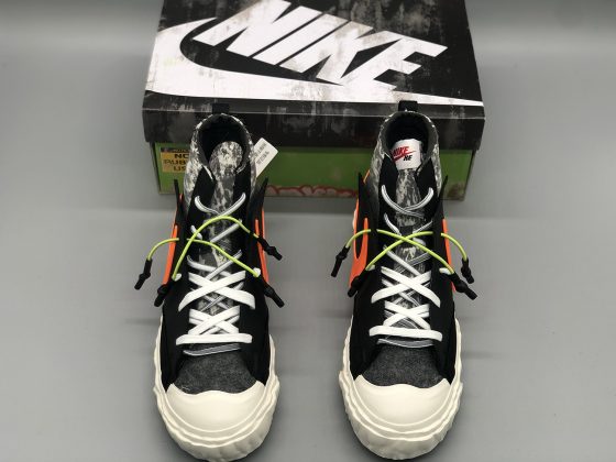 READYMADE x Nike Blazer Mid Black Grey Volt Total Orange 4 560x420