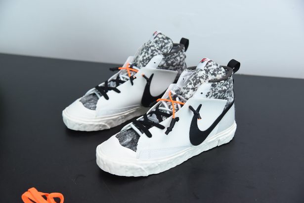READYMADE x Nike Blazer Mid White Orange CZ3589 100 3 2 615x411