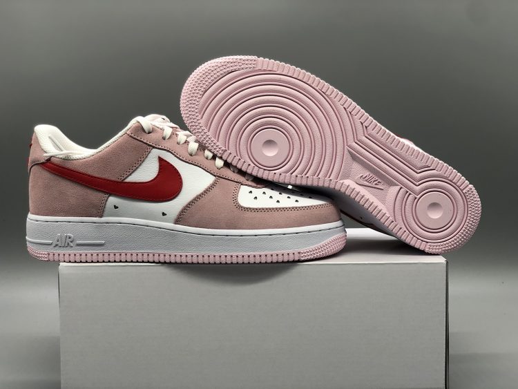 Valentines Day Nike Air Force 1 Love Letter Tulip Pink White Red DD3384 600 750x563