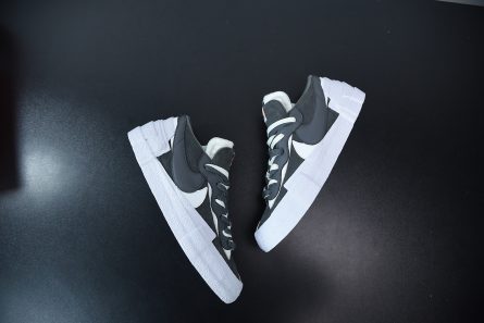 Sacai x Nike Blazer Low White Dark Grey DD1877 002 3 445x297
