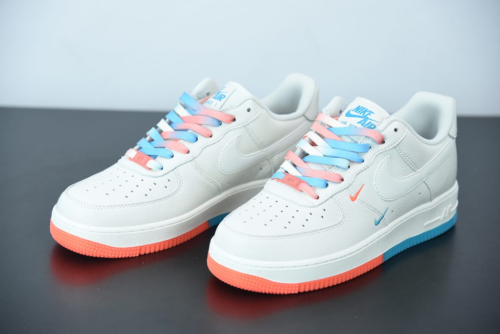 nike air force blue and orange