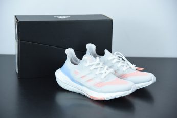 adidas UltraBoost 21 White Glow Pink FY0396 For Sale 346x231