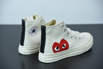 CDG Play x Converse Chuck Taylor All-Star 70 Hi Milk/White-High Risk ...