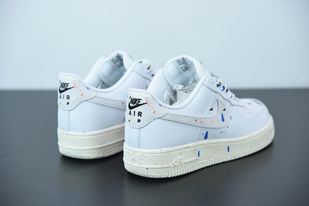 nike air force 1 white splatter
