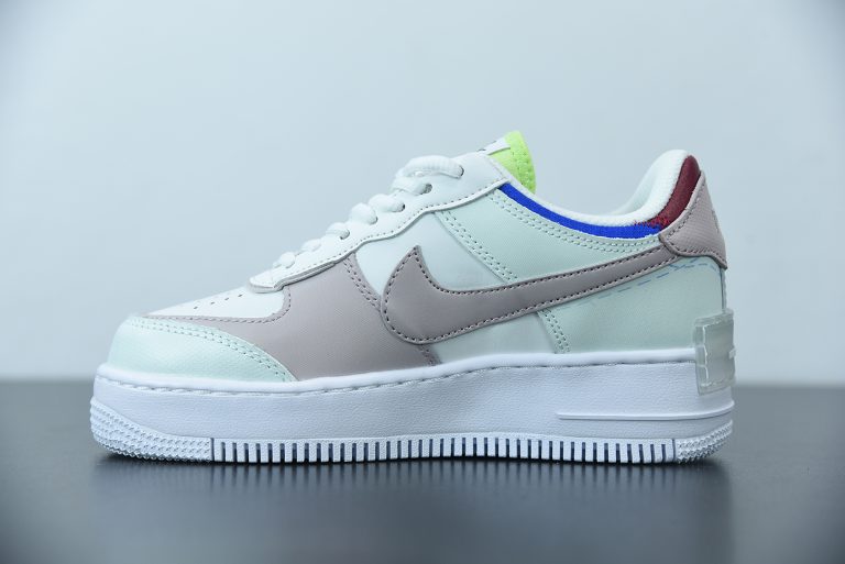 nike air force shadow purple green