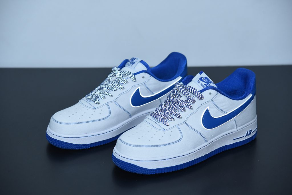 nike air force 1 blue and white