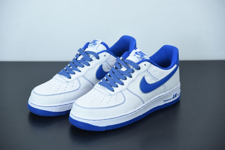 nike air force 1 white and royal blue