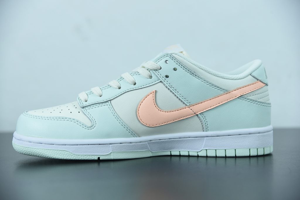 nike dunk low sail crimson tint barely green