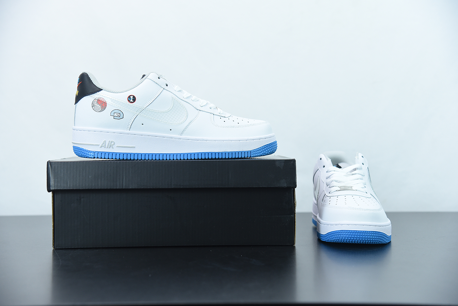 Nike, Shoes, Nike Air Force Pixel Glacier Blue