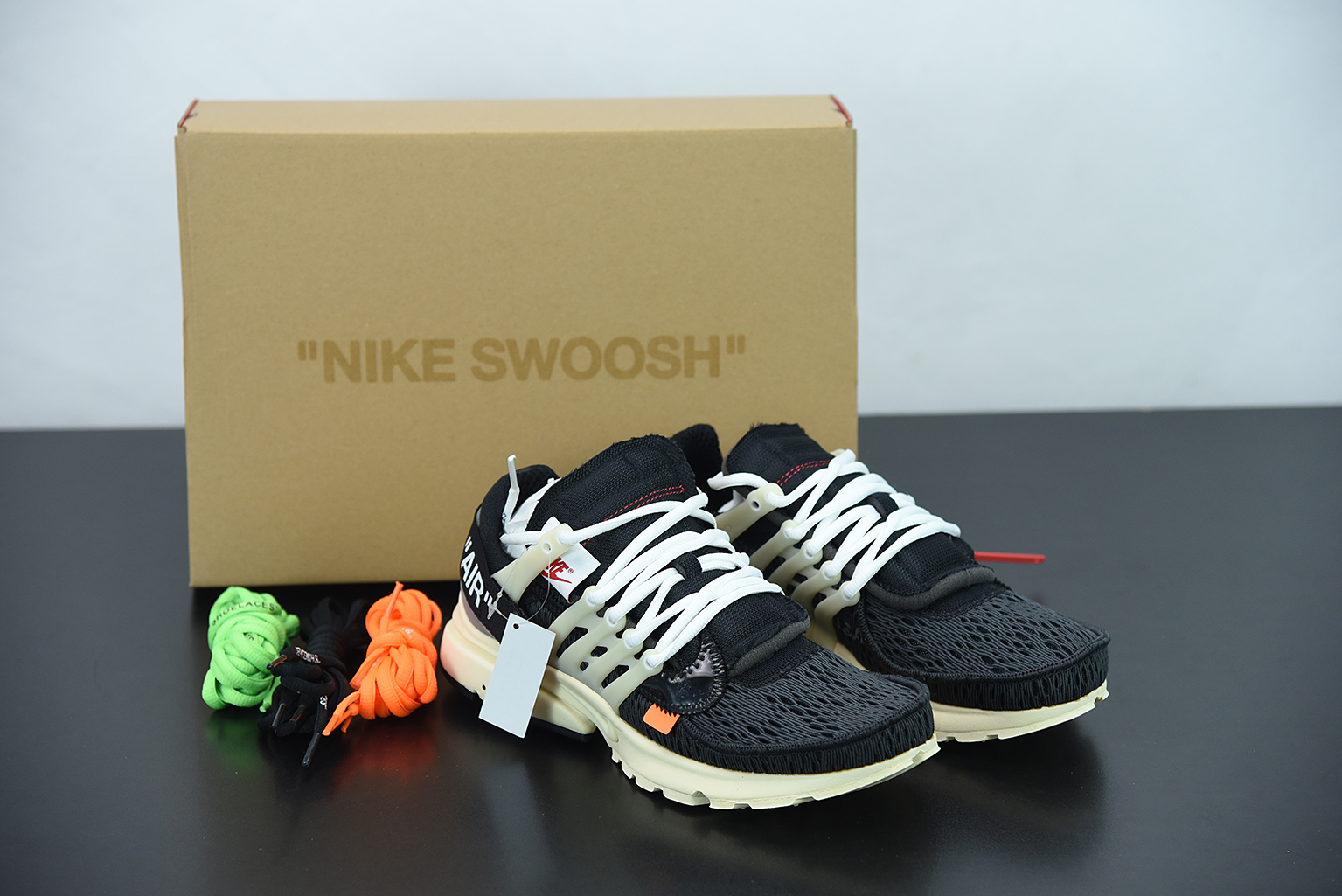 x Nike Presto Black/Black - Muslin For Sale – Tra-incShops - Nike Huarache Run sko til sped småbarn Grey - Off