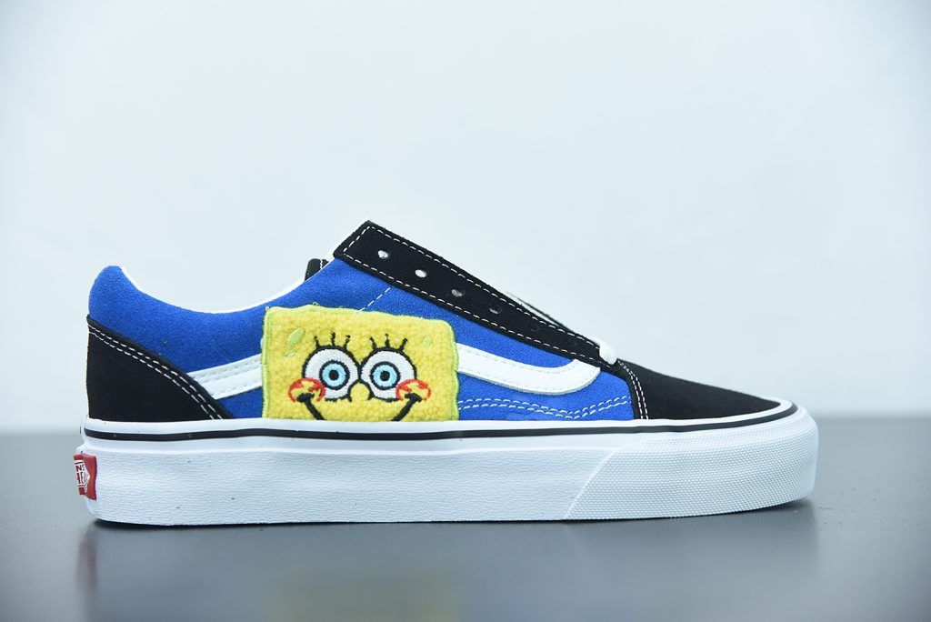 blue spongebob vans