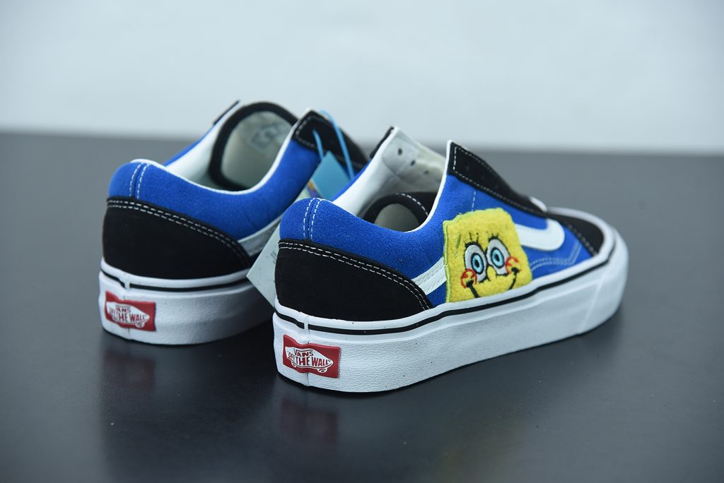 SpongeBob x Vans Old Skool Black Blue For Sale – Fit Sporting Goods