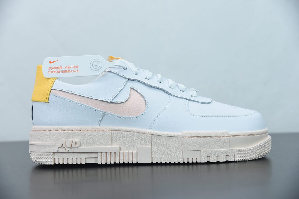 air force 1 pixel orange
