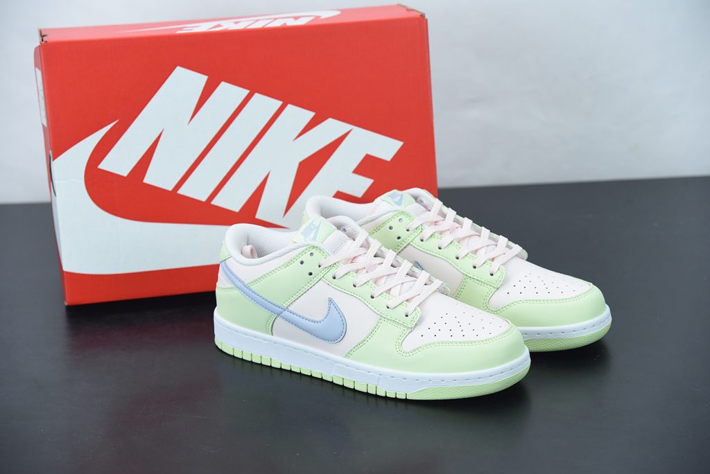 nike dunk low lime ice soft pink