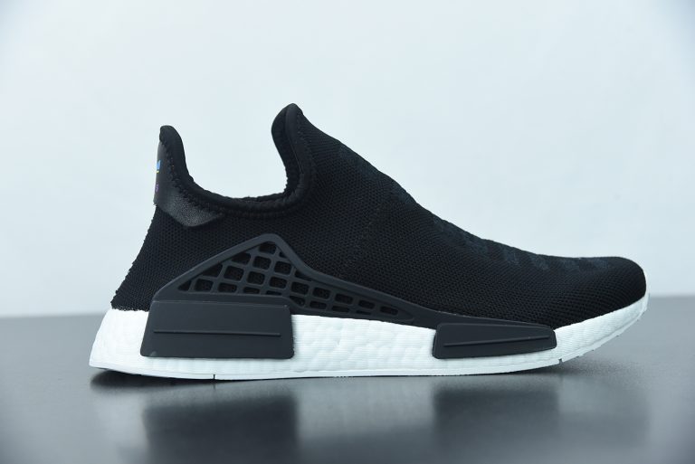 adidas human race black and white