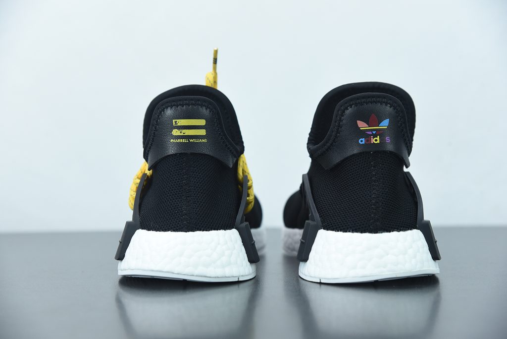 adidas human race black and white