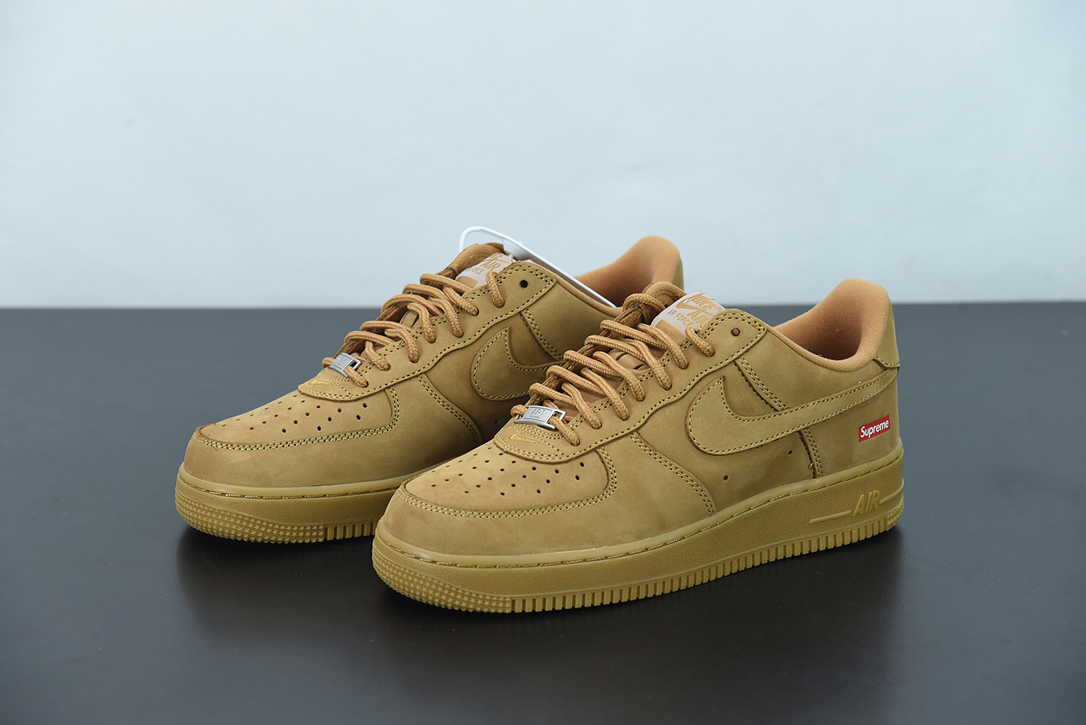 Supreme x Nike Air Force 1 “Flax” For Sale Fit Sporting Goods