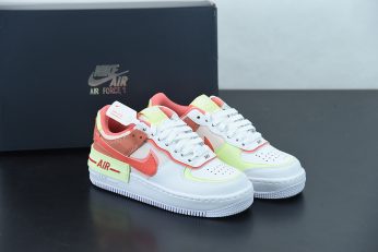 Nike Air Force 1 Shadow White Magic Ember Crimson Bliss Lime Ice For Sale 346x231