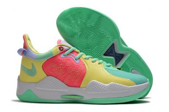 Nike PG 5 Daughters Green Glow White Sunset Pulse Black For Sale 346x230