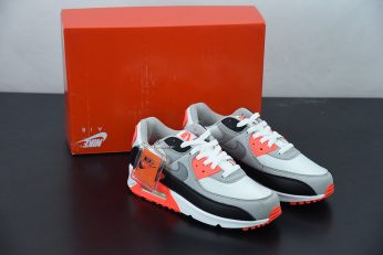Nike Air Max 90 OG Infrared White Black Cool Grey Radiant Red CT1685 100 For Sale 346x231