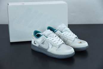 Nike Dunk Low Ice White Silver Blue DO2326 001 For Sale 346x231