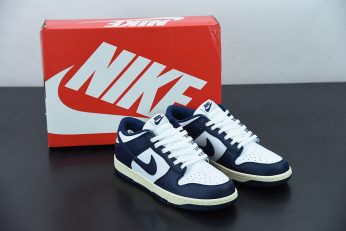Nike Dunk Low Navy White Yellow For Sale 8 346x231
