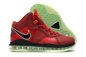 Nike LeBron 8 Beijing Gym Red Cucumber Calm Black For Sale 346x230