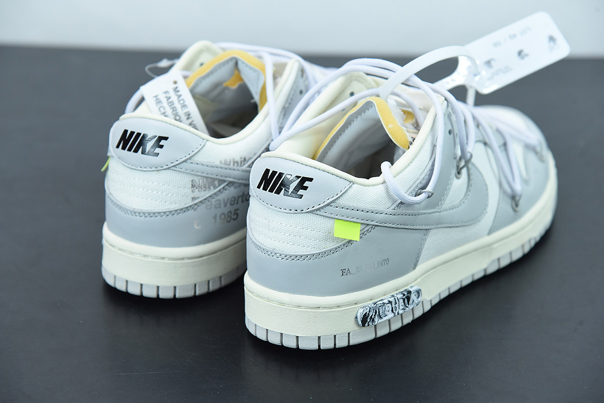 size 13 shoes authentic jordans - White x Nike Dunk Low “49 of 50 