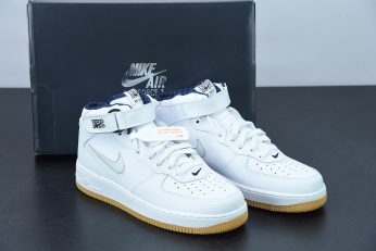 Nike Air Force 1 Mid NYC White Midnight Navy Gum Yellow DH5622 100 For Sale 346x231