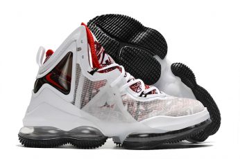 Nike LeBron 19 Sketch White Red Black For Sale 346x230