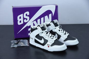 Supreme x Nike SB Dunk High By Any Means White Black DN3741 002 For Sale 9 346x231