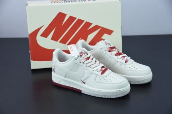 Custom Nike Air Force 1 Low All Star 2022 White Red For Sale 346x231