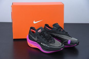 Nike ZoomX Vaporfly Next 2 Black Purple Orange CU4111 002 For Sale 346x231