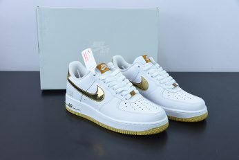 Nike Air Force 1 Low Players White Metallic Gold For Sale 346x231