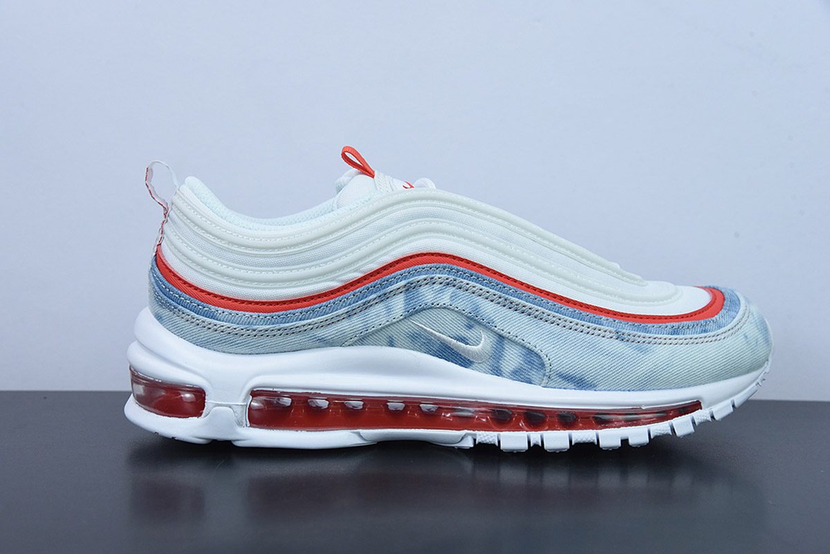900 For Sale – Tra-incShops - Nike Max 97 'Washed Denim' White/Red - Nike Leg A See Cycle Pistachio Frost Blue DV2180